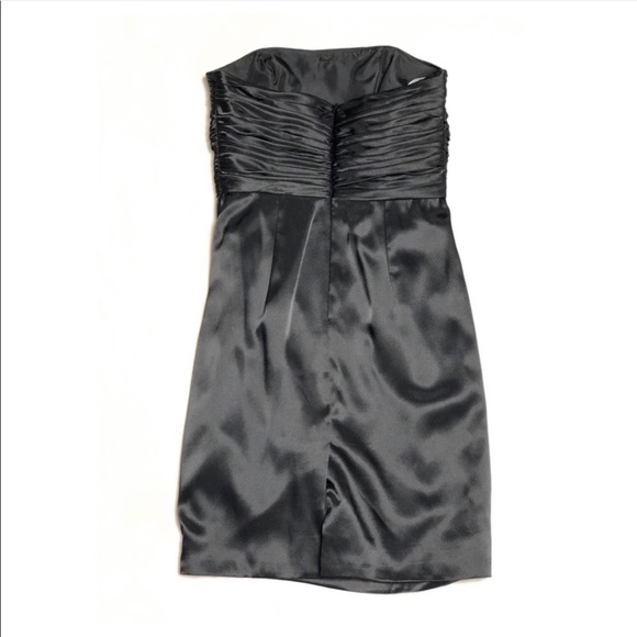 David’s Bridal Strapless Black Mini Dress - Picture 2 of 6